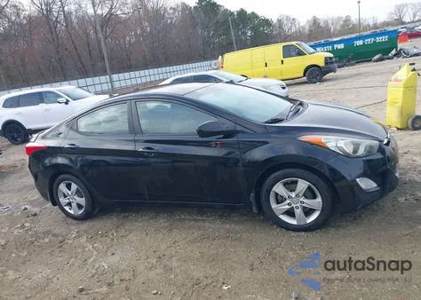 2012 Hyundai Elantra Gls (Ulsan Plant) from USA, damaged, VIN KMHDH4AE6CU332853